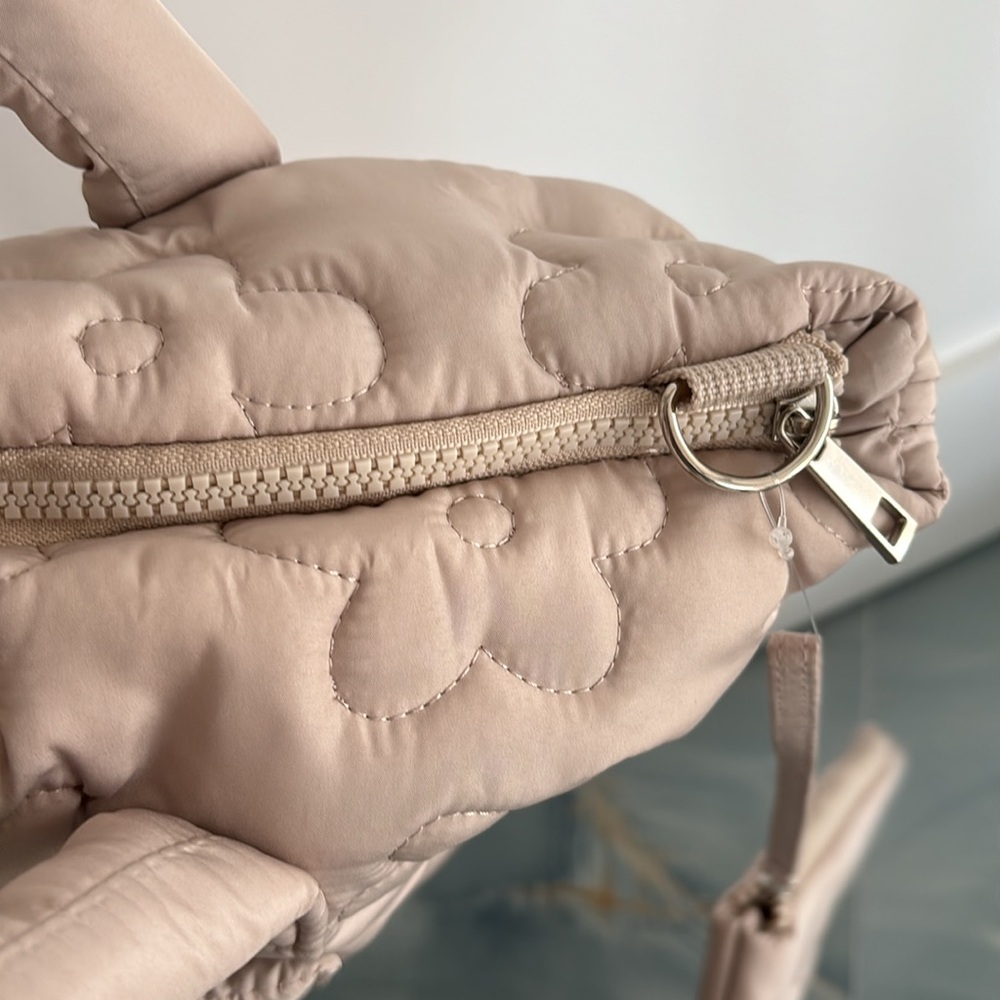 NWT Wilo the Label Floral Daisy Puffer Bag - Picture 12 of 16